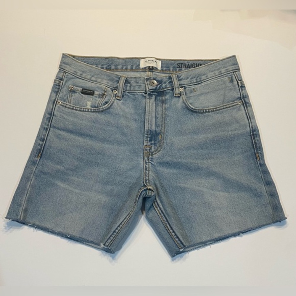 Quiksilver Y2K Light Blue Straight Fit Denim Shorts